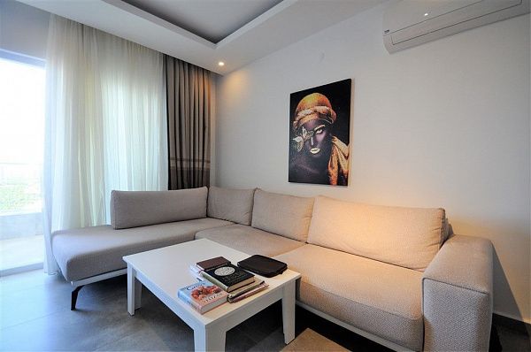 Квартира 1+1 с мебелью в Каргыджаке - Аланья - Турция