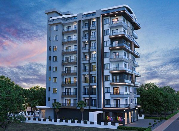 Апартаменты в новом жилом комплексе в районе Махмутлар (№1493)