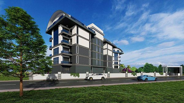 Проект нового жилого комплекса в районе Оба (№1875)