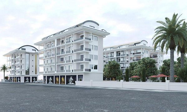 Новый жилой комплекс на этапе строительства в районе Авсаллар (№1629)