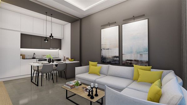 Новые квартиры 3+1 в Махмутлар (№759)
