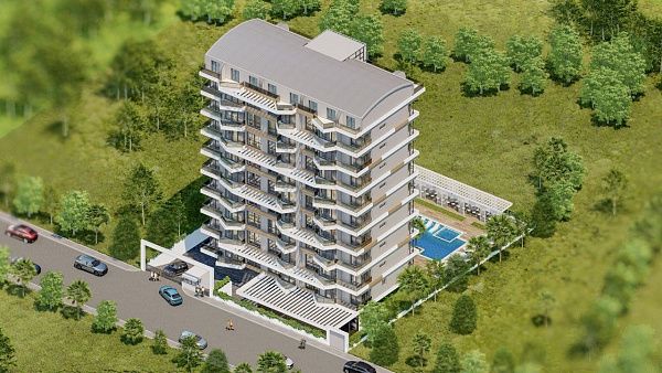 Инвестиционный проект в популярном районе Махмутлар (№1456)