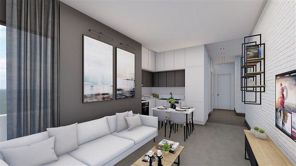 Новые квартиры 2+1 в Махмутлар (№758)